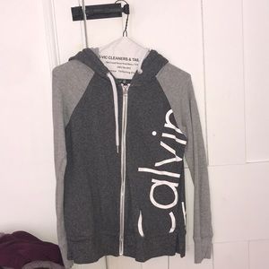 Calvin Klein’s sweatshirt